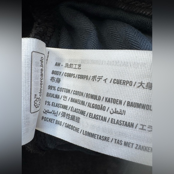 Abercrombie & Fitch Women's Black Straight Leg Jeans, women’s size 33 SHORT - Picture 6 of 8